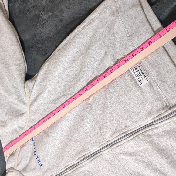 Rhone x Peloton Gray Full Zip Cotton Blend Hoodie Sweatshirt Size XL - Picture 9 of 12